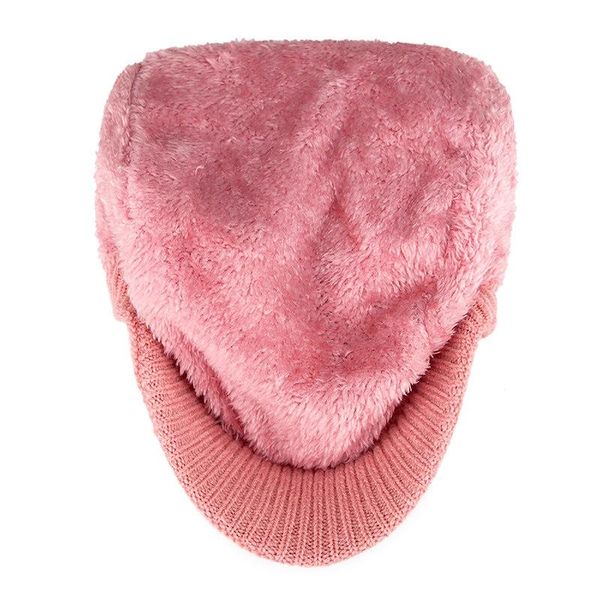 

simple women rabbit fur knitted berets hats casual solid color mom autumn winter wool hat female bonnet caps boina feminino wmtgxj xhlove, Black;white