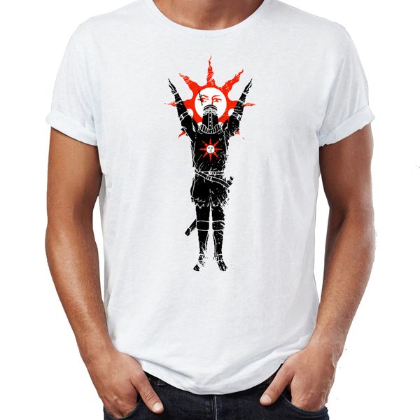 

men's t shirt dark souls solaire of astora praise the sun awesome artwork drawing printed tee sport hooded sweatshirt hoodie