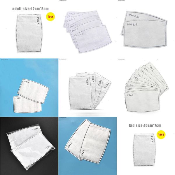 

original dust pm2.5 anti haze face paper 5layers filter pad mouth sports reusable mask for adul 5dji 1hgzg