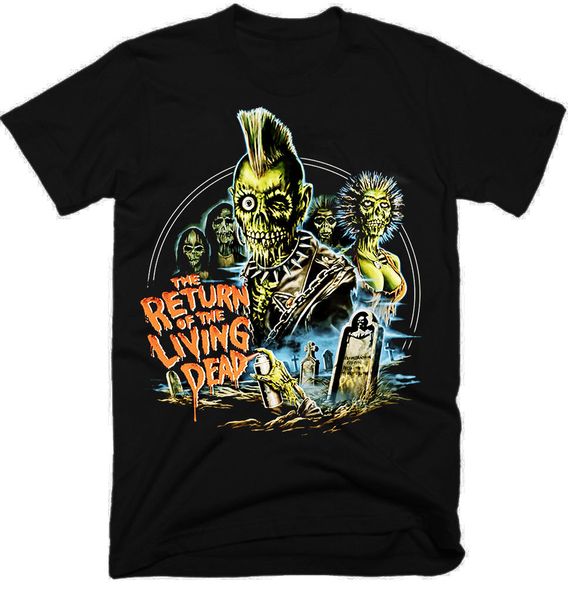 

the return of the living dead movie men funny t shirts streetwear fashion tshirt homme 2019 tshirts skull sport hooded sweatshirt hoodie