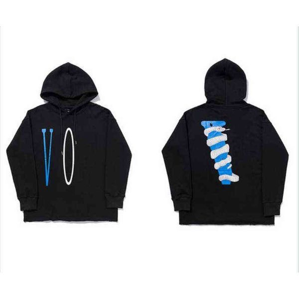 

fashion v hoodies 17 styles mens big v sweatshirts brands vs hip hop stylist white long sleeve fujiwara hiroshi men women sweatshirt, Black