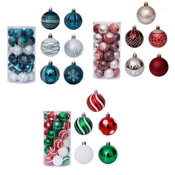 

30 pcs christmas tree ornaments,foam ball,styrofoam,xmas party hanging ball, 6 cm1