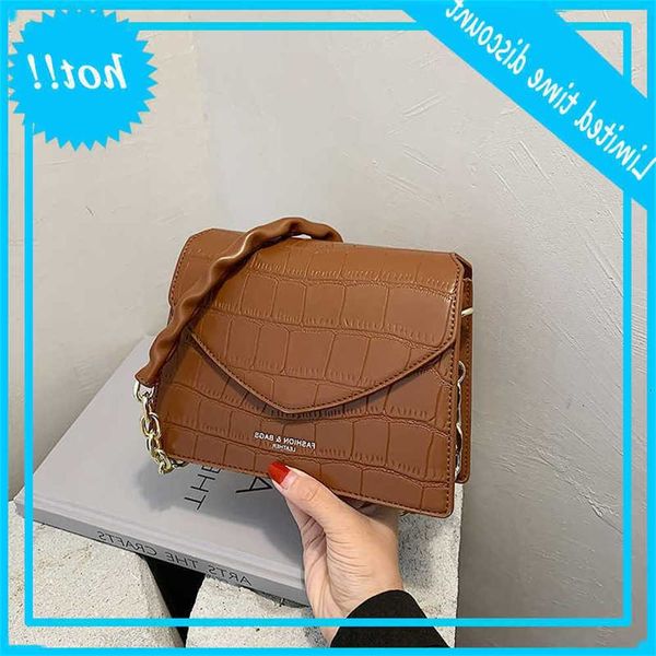 

newi shoulder crossbody bags for women 2020 fashion stone pattern handbags pu leather messenger chain bag 9chu