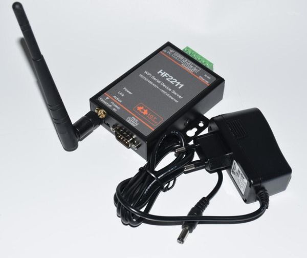 

hf2211 serial to wifi rs232/rs485/rs422 to wifi/ethernet converter module for industrial automation data transmission1