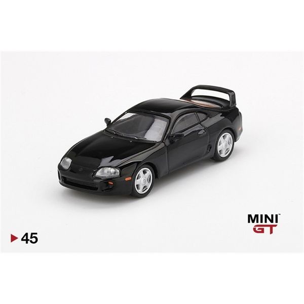 

mini gt 1:64 toyota supra (jza80) black diecast model car