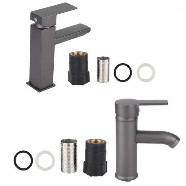 

2in thread stainless steel matte surface basin water faucet bathroom cold water tap1