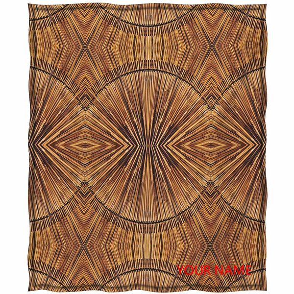 

tribal cooling summer blanket, boho bamboo pattern primitive spiritual jagged wood style artistic print diy blanket, stays soft after a few