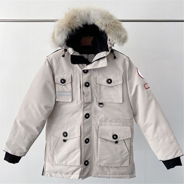 

women winter brand fashion jacket men 90% white duck down jackets designer luxury warm waterproof winter coat 150th anniversary, Black