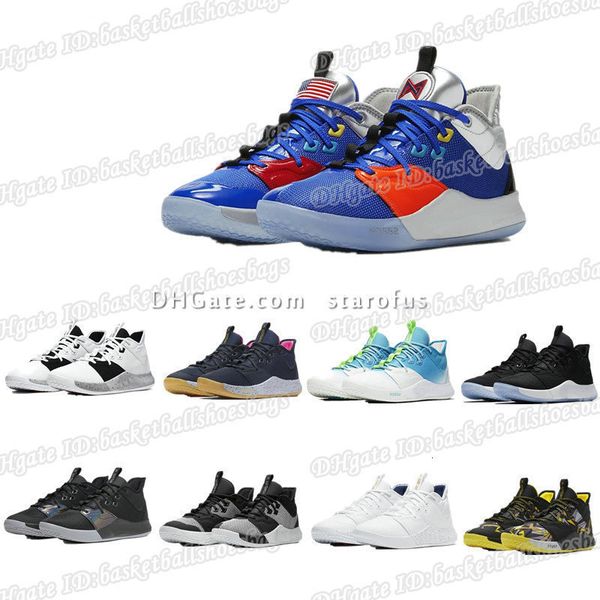 

box pg 3 nasa пятидесятых с reflective silver мужчины баскетбол обуви детей pg3 3s metallic silver мандаринка пол джордж обувь бесплатная до