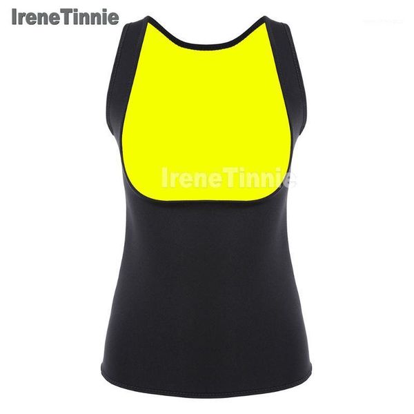 

women's shapers irene tinnie women's body shaper sweat workout tank slimming vest tummy fat burner neoprene shapewear for1, Black;white