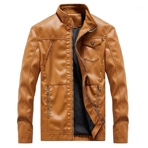 

europe and america spring and autumn new style pu leather jacket motorcycle jacket1, Black