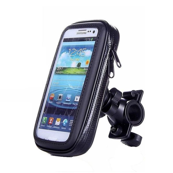 Motorrad Telefon Halter Unterstützung Moto Fahrrad Wasserdichte Fall Lenker Ständer Fall Montieren Wasserdichte Roller Motorrad Telefon Tasche