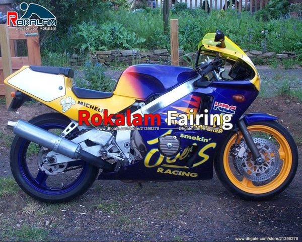 Peças de desenho personalizadas para Honda CBR400RR NC23 CBR 400 RR 1987-1989 CBR 400RR 1987 1988 Fairings de peças de motocicleta