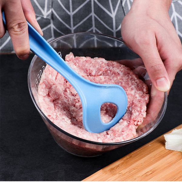 

creative meatball maker spoon meat baller elliptical leakage hole meat ball mold meat extrusion tool kitchen utensil gadget vtky2187
