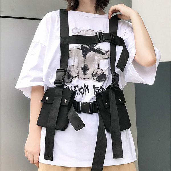 

hbp tactical vest 2019 fashion streetwear bag for men hip hop chest rig