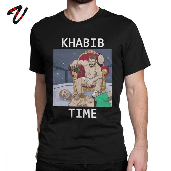 

men's khabib nurmagomedov conor mcgregor tshirt funny design hipster plus size clothes sport hooded sweatshirt hoodie men t shirt