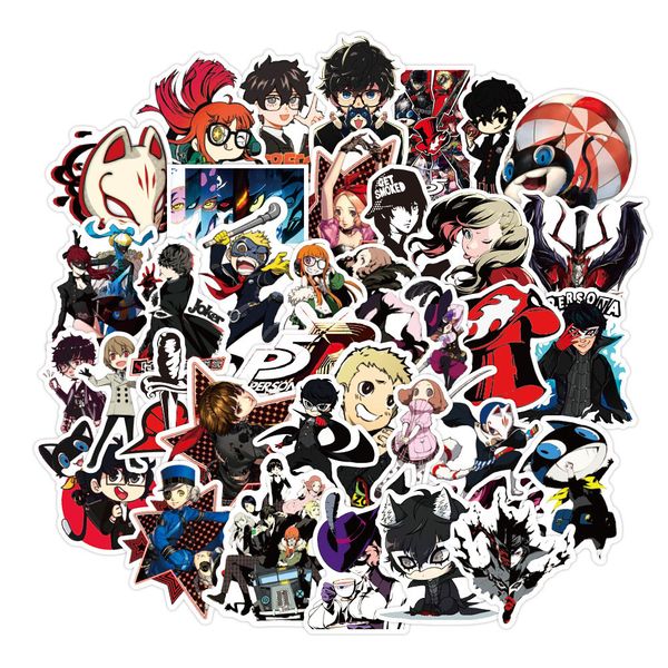 

50pcs/set persona anime game waterproof stickers for lapnotebook phone case