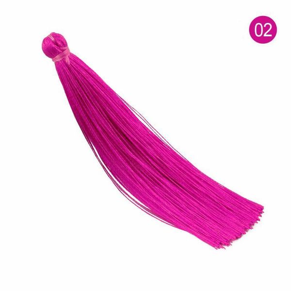 

20pcs 9cm colorful polyester tassel diy pendant curtain garment home textile making fringe trim craft tassels sewing accessories h jllyng