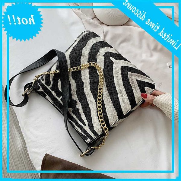 

small pu leather crossbody bags for women 2021 new trend shoulder handbags branded bag leopard zebra pattern designer handbag
