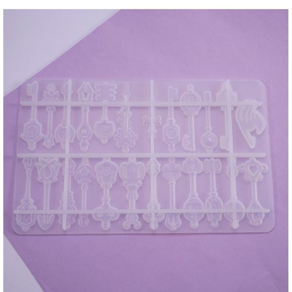 

diy key pendant ornaments sile mold for uv epoxy crystal resin jewelry making jewelry tools res bbylpc, Black