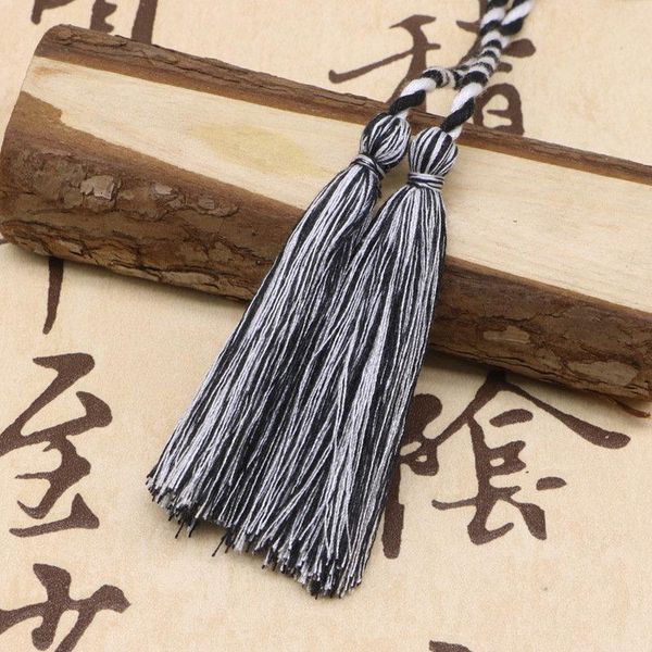 

5pcs multicolor polyester cotton two head rope tape tassels home textile curtain clothing pendant craft tassels diy decoration h jllxnf