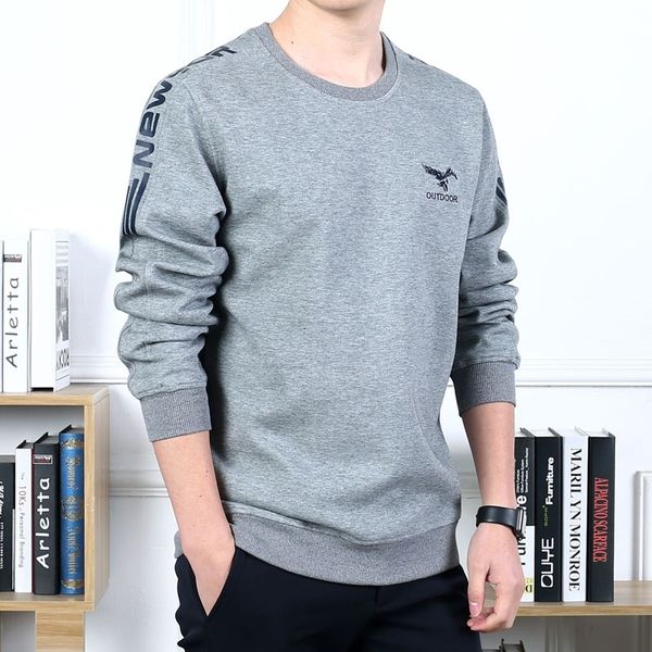 

long-sleeved t-shirt size middle-aged autumn base round sweater large loose thin sportswear neck outfit shirt men's dad pullover tuxvu