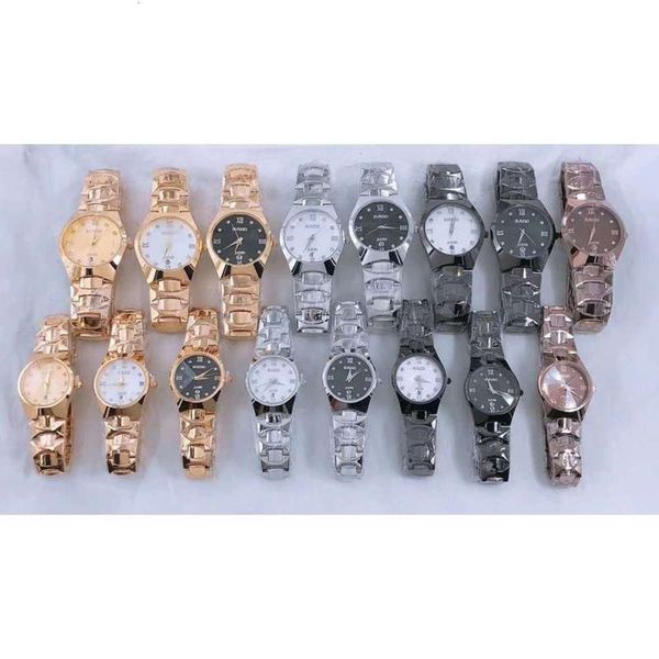 

watch sets 2019 men's watch couple wristwatch super fire tiktok red the same time seconds, Slivery;brown