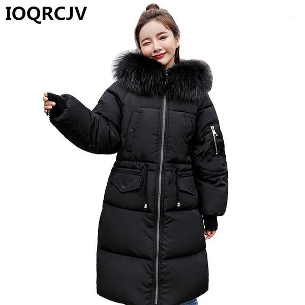 

fashion women parkas 2019 new arrival long down cotton coat thicken parka hooded outerwear winter for women's jacket r10461, Tan;black