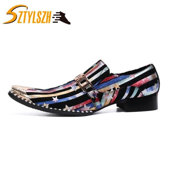 

luxury fashion classic genuine leather men shoes slip on wedding party dress shoes mens loafers new design white casual, Black