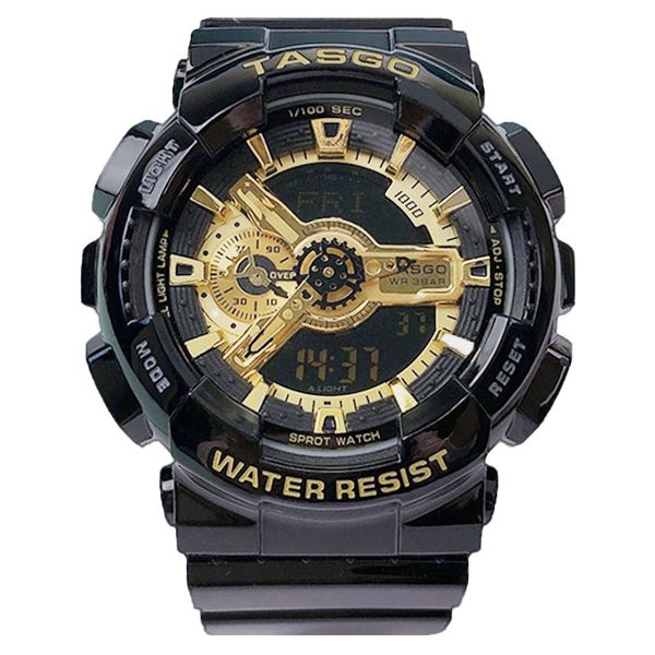 

brw brand new men's g wristwatch sport dual display gmt digital led reloj hombre military watch relogio masculino for men boy dropship, Slivery;brown