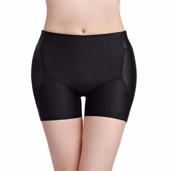 

women padded buhip enhancer panties plus size body shapers underwear seamless hipbone panties1, Black;white