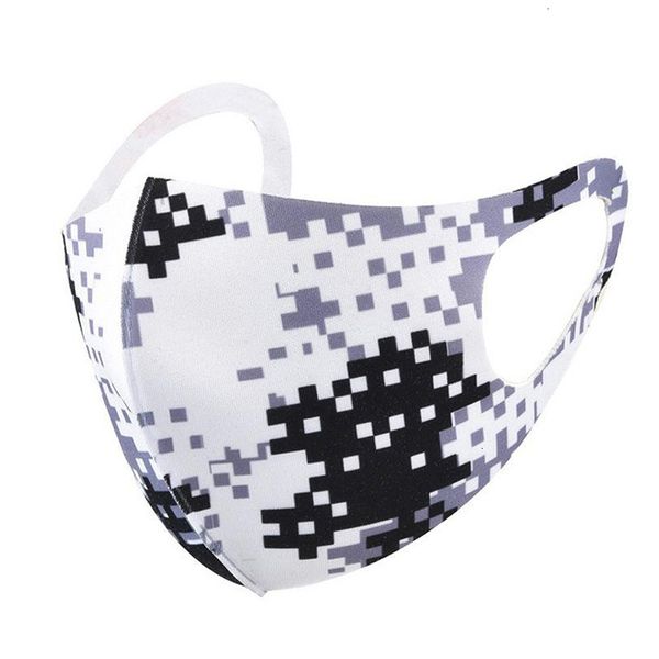 

factoryanti-bacterial camouflage face mask camo mouth cover pm2.5 respirator dustproof washable reusable silk cotton mas 5 ifzzm