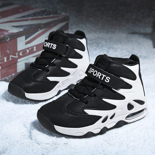 

2020 spring детские кроссовки мальчиков баскетбол обувь кроссовки повседневная дети мальчик спортивная обувь chaussure enfant, Black