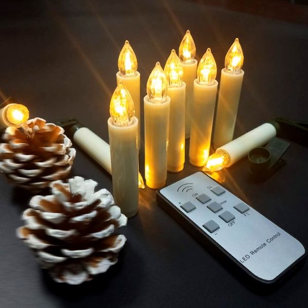 

mdpsg led tree electron christmas electron decoration control banquet venue layout remote candle electronic candle lamp simulation lamp mwmj