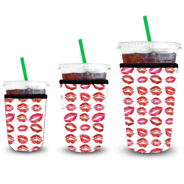 

iced coffee sleeves 3 pack reusable iced coffee sleeve insulator cup sleeve for cold drinks beverages neoprene cup holder iif313 72 j2