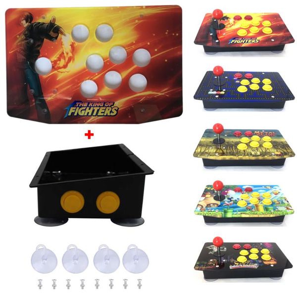 

game controllers & joysticks diy arcade joystick kits acrylic multiple artwork panel inclined case including suckers screws replacement part