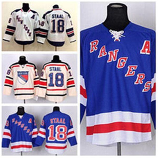 

2016 new, 18 marc staal jersey new york stadium series hockey jerseys ice winter classic home blue beige white qual, Black;red