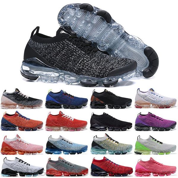 

new fly 3.0 sneakers knit 3.0 mens women casual shoes triple black white rainbow blue fury purple sports outdoor walker shoe lpo2, White;red