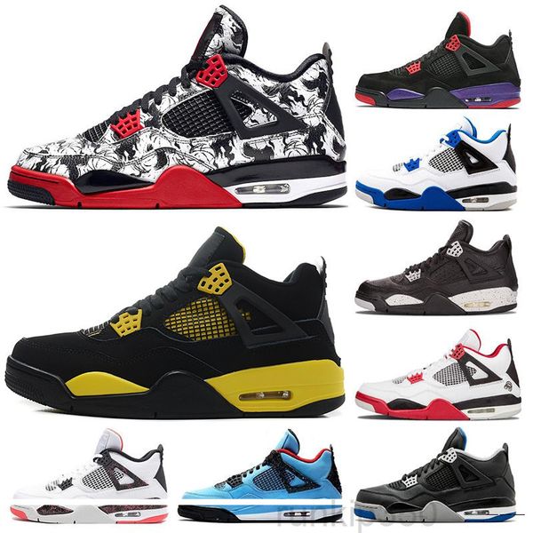 

2021 starfish sport shoes 4 4s mens basketballs shoes sneakers black cat new fire red bred iv cactus jack trainers nxx1