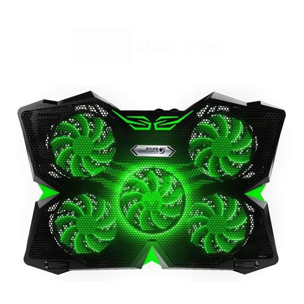 

lapcooling pads gaming cooler with five fans notebook pad stand 2 usb port silent portable adjustable