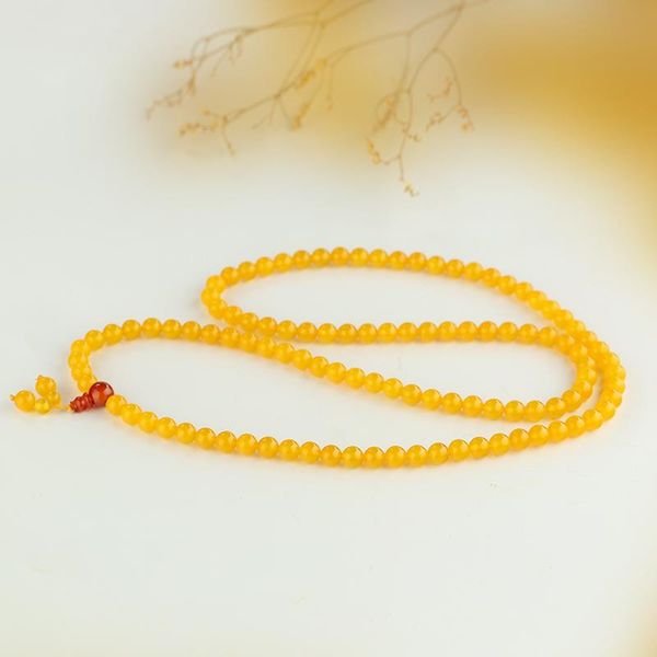 

natural chalcedony necklace, Silver