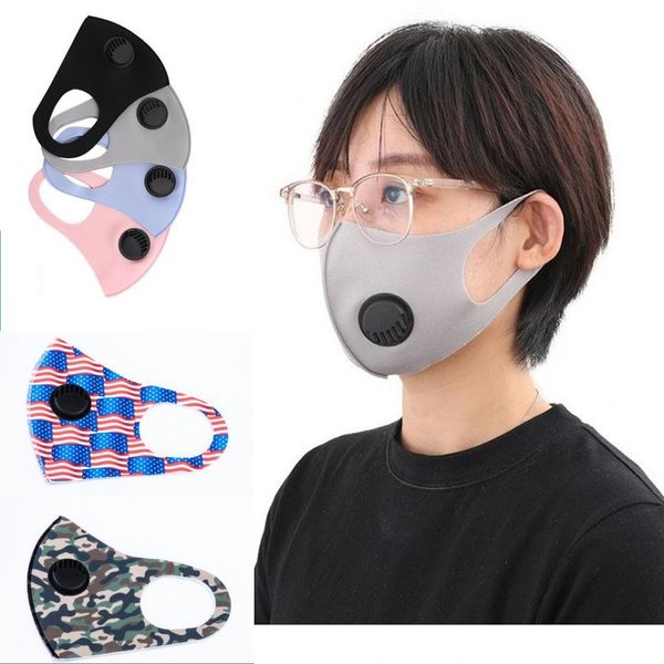 

with pm2.5 chkrcover face valve mouth mask respirator dustproof anti dust washable reusable ice silk cotton masks
