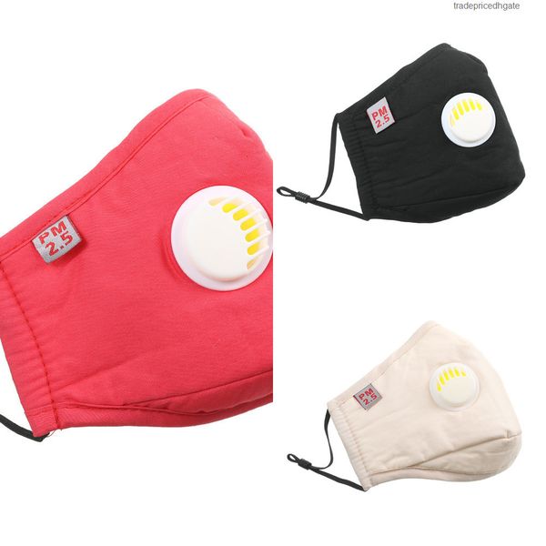 

valve dust cotton pm2.5 mask with face washable mouth masks for student women m 1opw