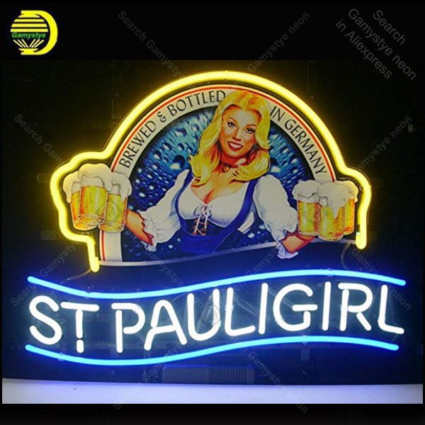 

st pauli девушки неоновая вывеска неоновая лампа вход glass tube неоновые огни отдых пиво iconic марочные вход реклама персонализированный д