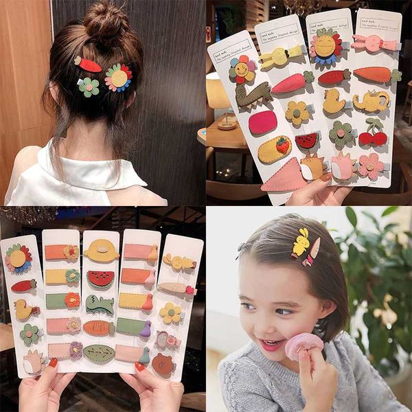 

hair accessories fine children hairpin clips cute cartoon bird bear baby hairpins horsetail clip for women