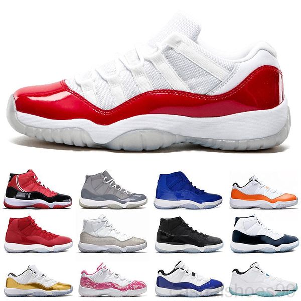 

new 11 25th anniversary 11s jmpman basketballs shoes low white bred concord pinnacle grey pantone cap and gown men women trainers ls6y, Black