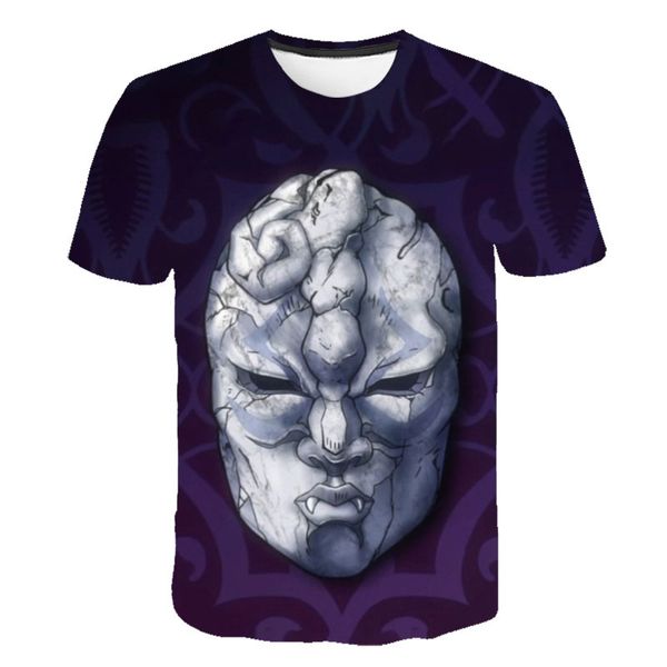 

cool jojo bizarre adventure graphic homme japanese anime style soft 3d print shirts hentai anime humor men clothing