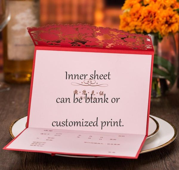 

30 штук / лот) традиционные зарубежные китайские красные свадьбы пригласительный билет лазерная срезанная бабочка брак гость sqcrwg homes20