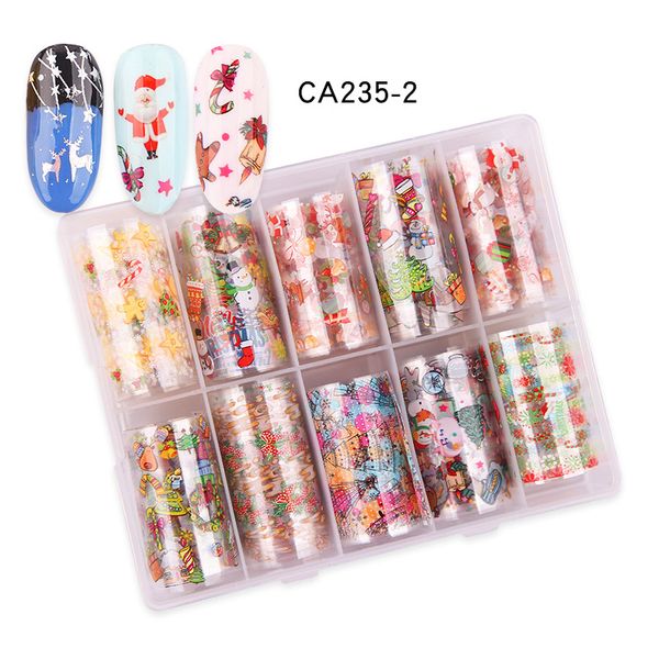 

foils art 6 transfer slide style choose decal nails accessories christmas star sky paper nail sticker