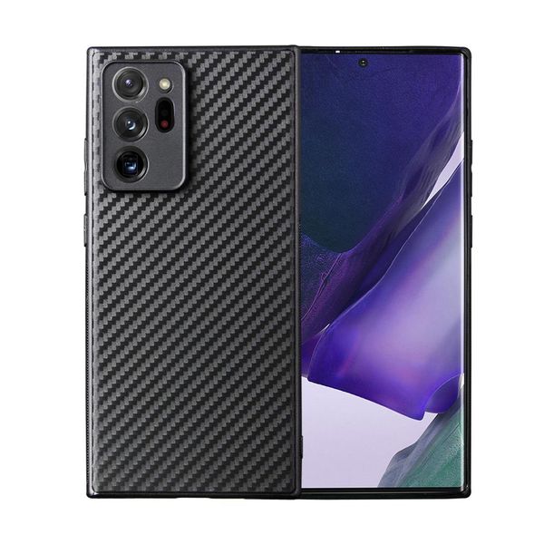 

for samsung galaxy note20 ultra carbon fiber texture tpu protective case